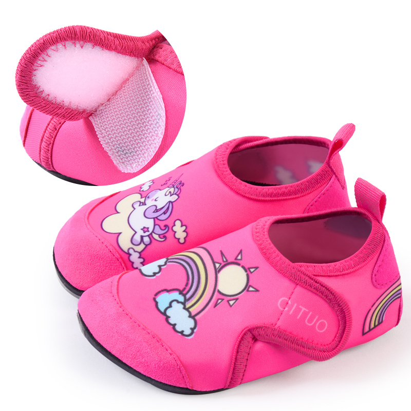 Kids Indoor Outdoor Slippers - Детские домашние носки, детские носки-тапочки, весна-лето,