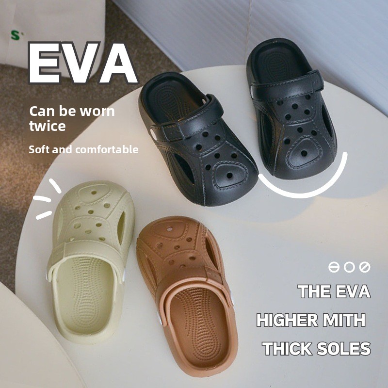 Kids Indoor Outdoor Slippers - Детские сандалии 2026: мягкие, нескользящие, с