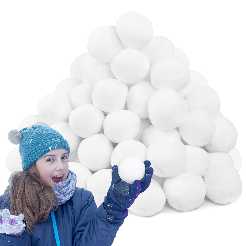 Kids Outdoor Xmas Gifts - 30/60 шт. мягких искусственных снежных шаров,