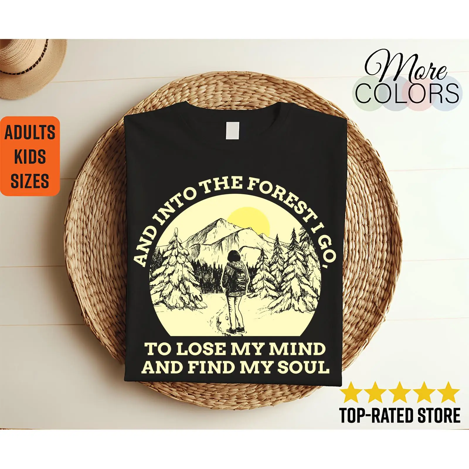 Kids Outdoor Quotes - И в лес я иду: футболка