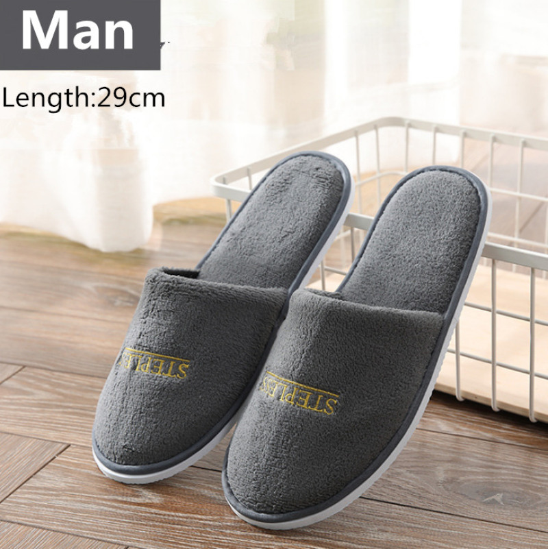 Kids Indoor Outdoor Slippers - 6 пар/лот, зимние тапочки для мужчин,