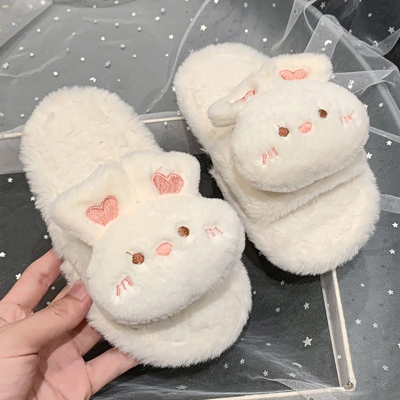 Kids Indoor Outdoor Slippers - Удобные милые пушистые детские уличные тапочки