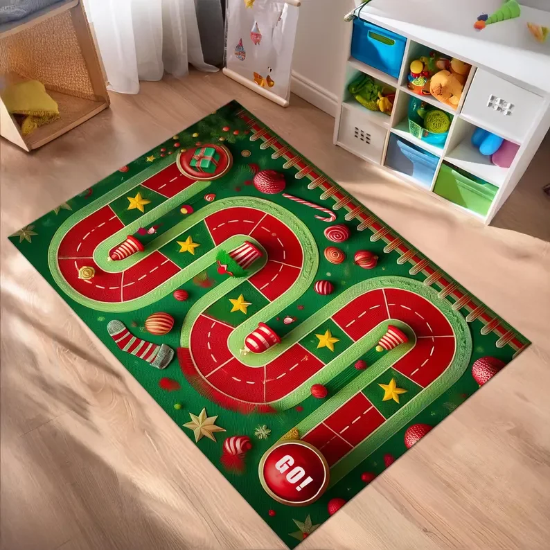 Kids Outdoor Xmas Gifts - Рождественский коврик для детей, игровой коврик,