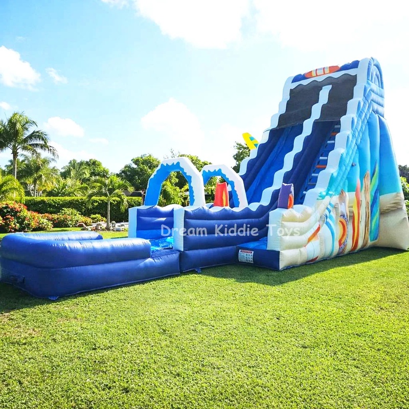 Kids Outdoor Trampoline - Гигантская надувная водная горка из ПВХ,