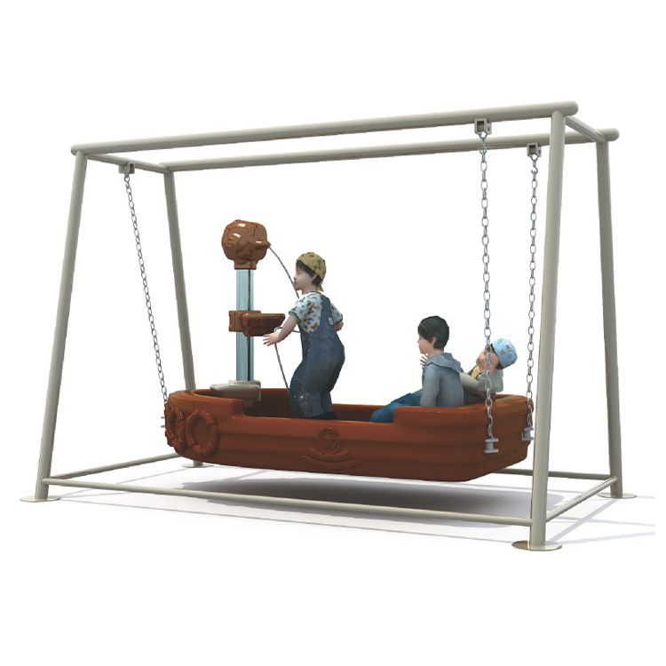 Kids Outdoor Swing Chair - Кресло-качалка в форме пиратского корабля, оборудование
