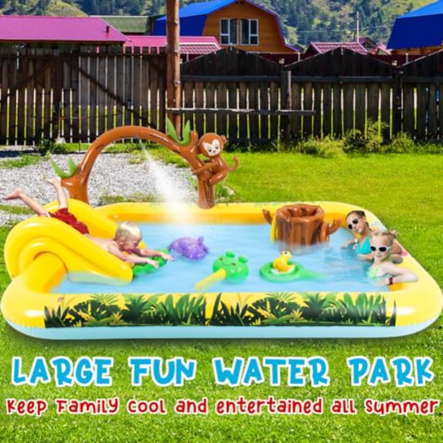 Надувной игровой центр с изобр – обзор и цена Kids Outdoor Pool