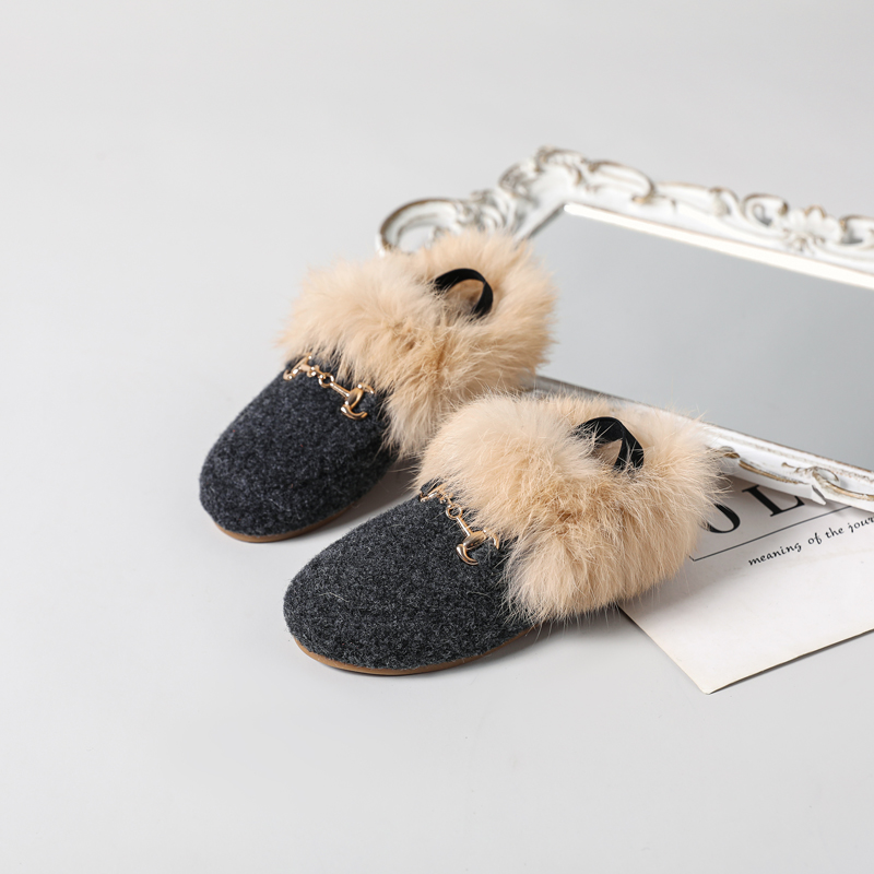 Новые детские меховые туфли, д – обзор и цена Kids Indoor Outdoor Slippers