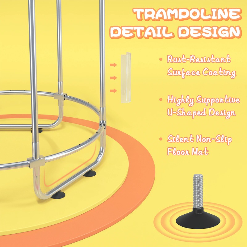 Детский батут 5FT 8-в-1 для ма – обзор и цена Kids Outdoor Trampoline