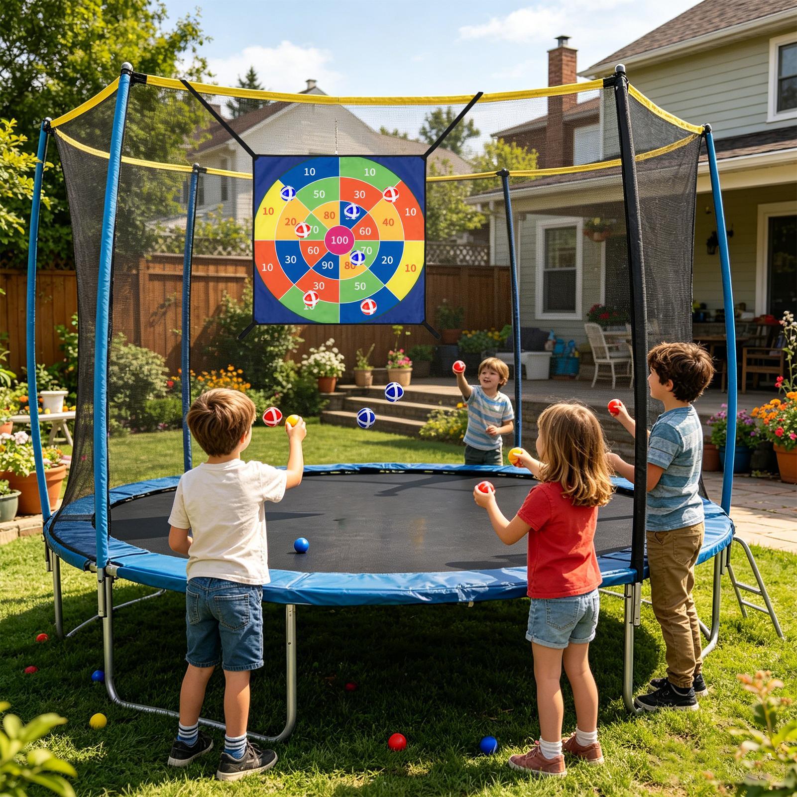 Набор для игры в дартс с липки – обзор и цена Kids Outdoor Trampoline
