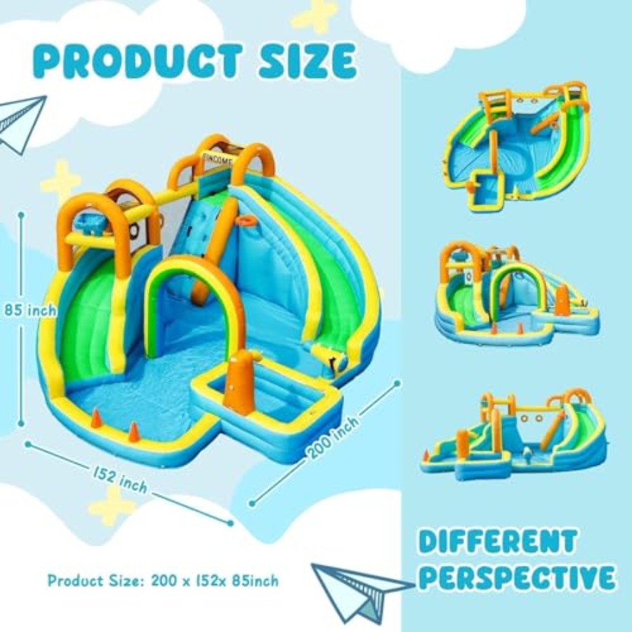 Надувной аквапарк для детей на – обзор и цена Kids Outdoor Pool