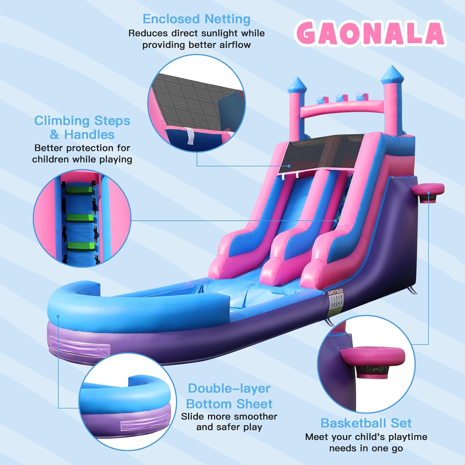 Надувная водная горка для тяже – обзор и цена Kids Outdoor Pool