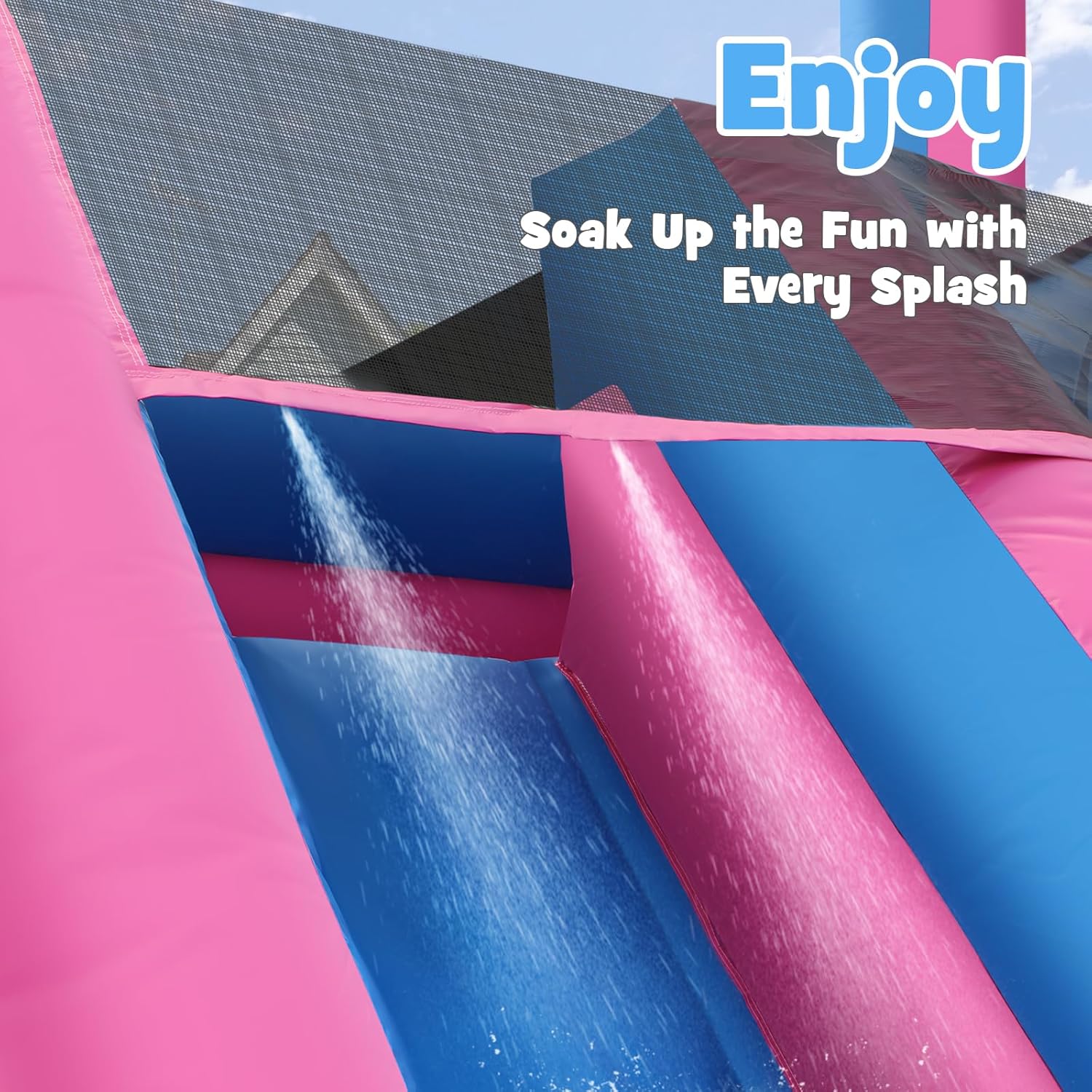 Надувная водная горка для тяже – обзор и цена Kids Outdoor Pool