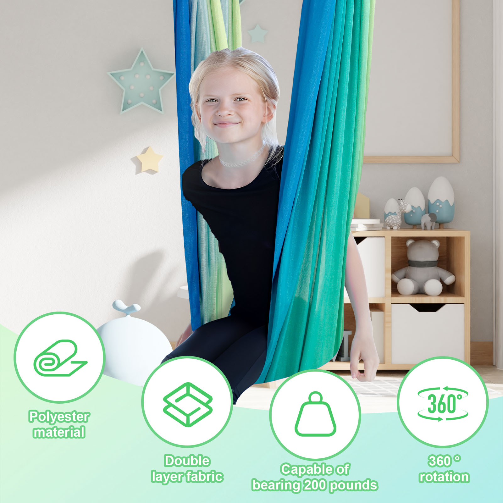 Детские сенсорные качели, двух – обзор и цена Kids Outdoor Trampoline