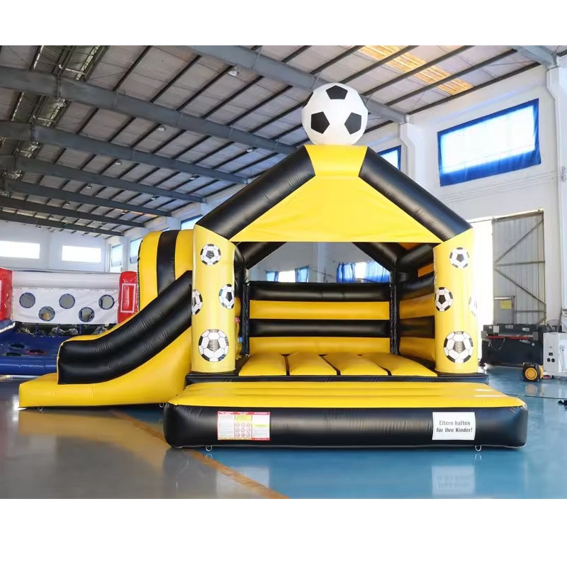 Надувной батут-горка в футболь – обзор и цена Kids Outdoor Trampoline