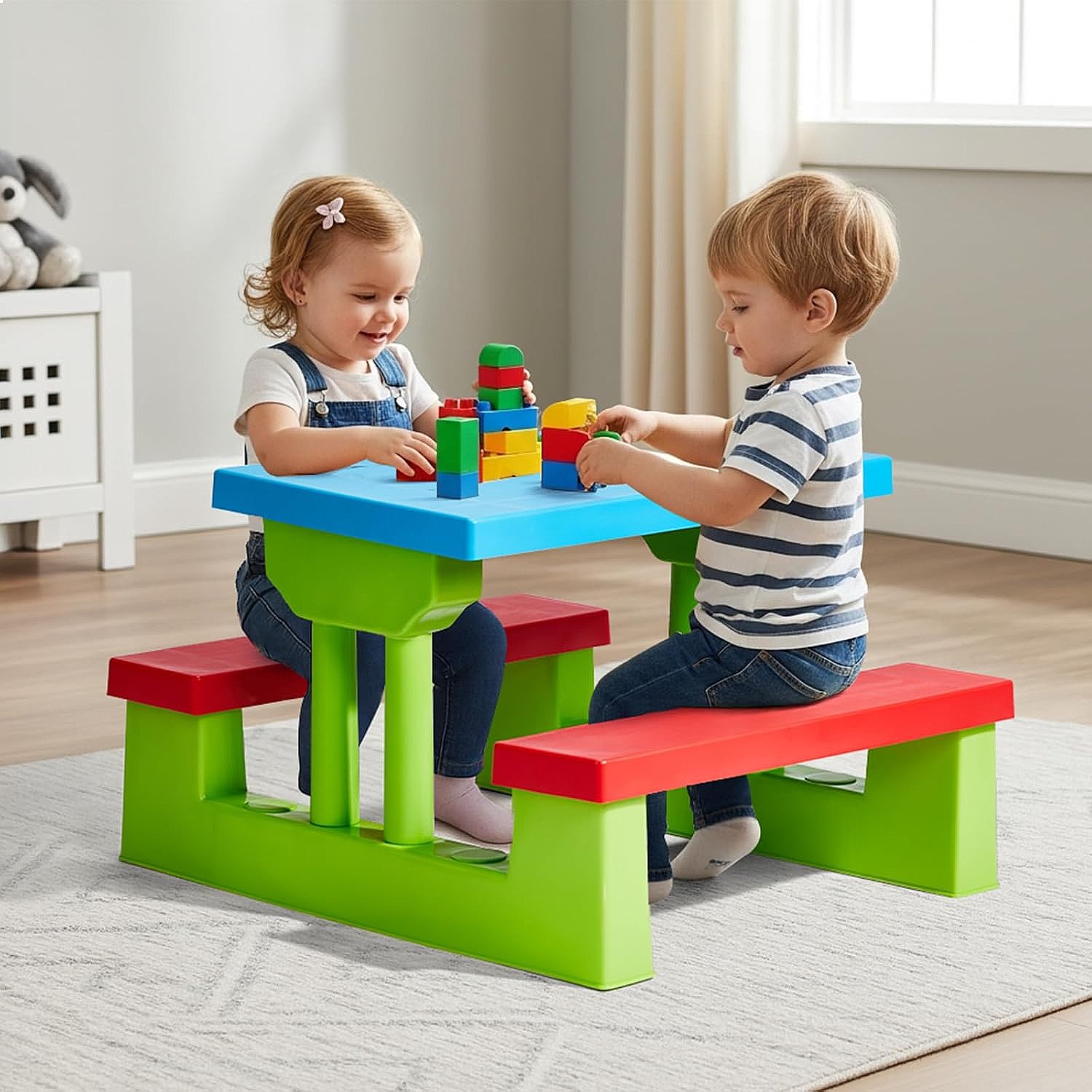 Детский стол для пикника JOYMO – обзор и цена Kids Outdoor Table With Umbrella