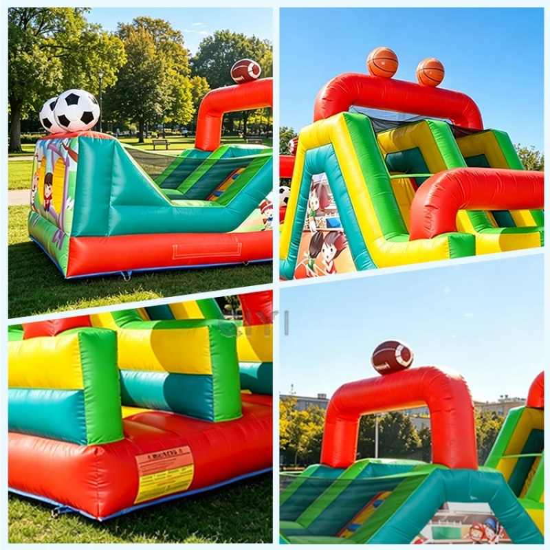 Большая красно-синяя коммерчес – обзор и цена Kids Outdoor Games