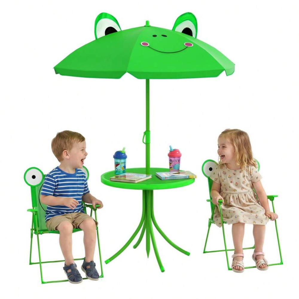 Детский стол и стулья для пикн – обзор и цена Kids Outdoor Table With Umbrella