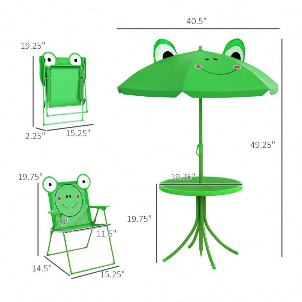 Детский стол и стулья для пикн – обзор и цена Kids Outdoor Table With Umbrella