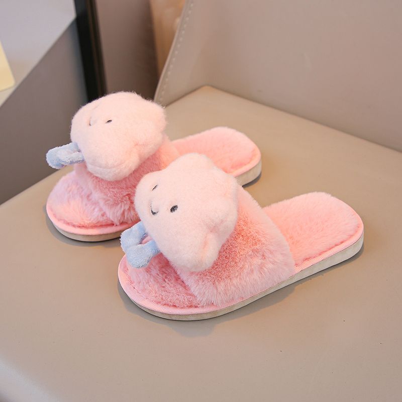 2026 зимние пушистые тапочки с – обзор и цена Kids Indoor Outdoor Slippers