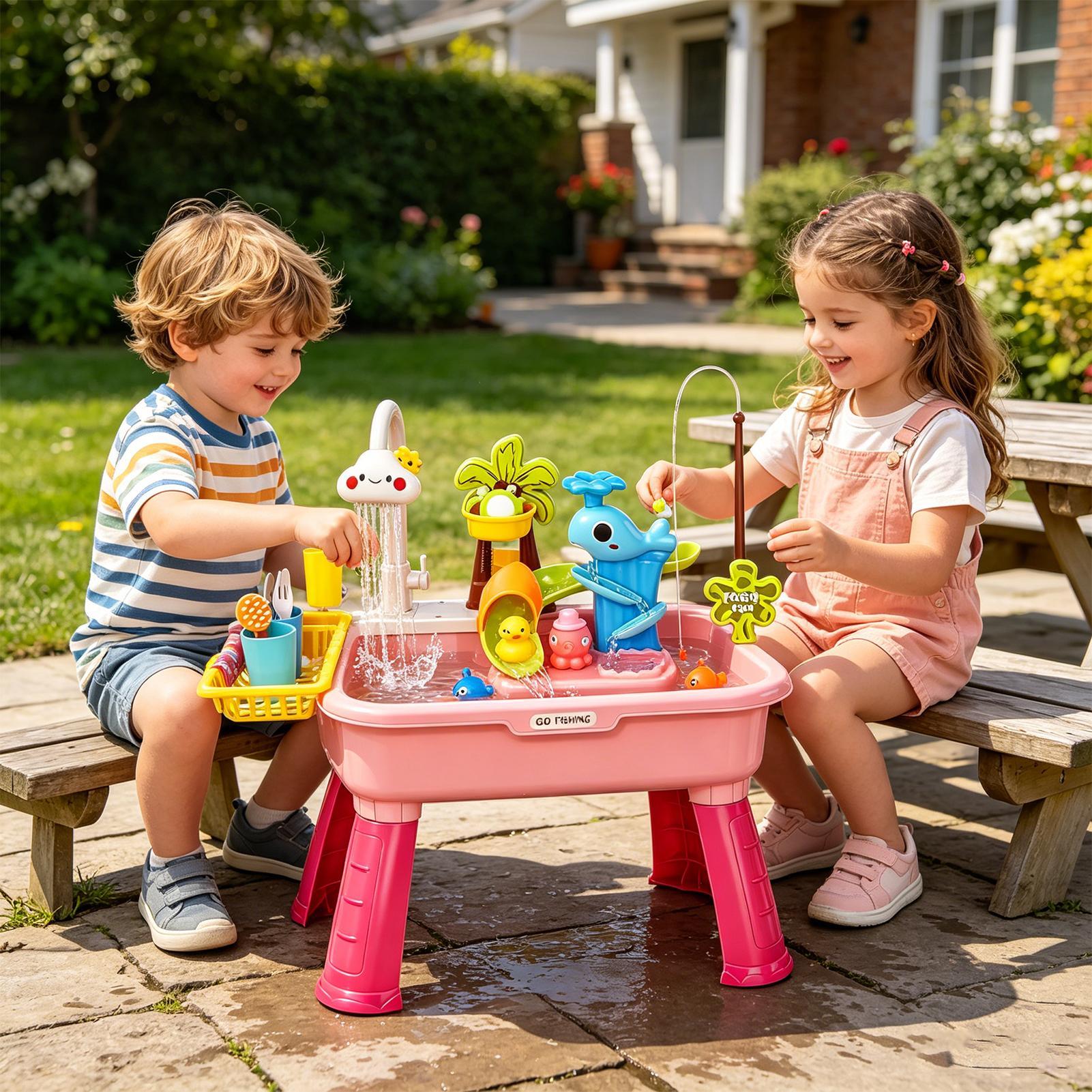 Детская электрическая игровая  – обзор и цена Kids Outdoor Water Table