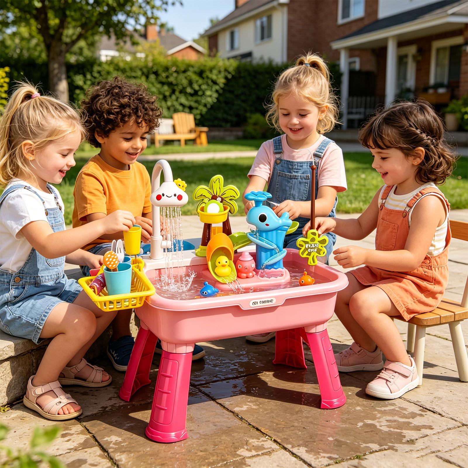 Детская электрическая игровая  – обзор и цена Kids Outdoor Water Table