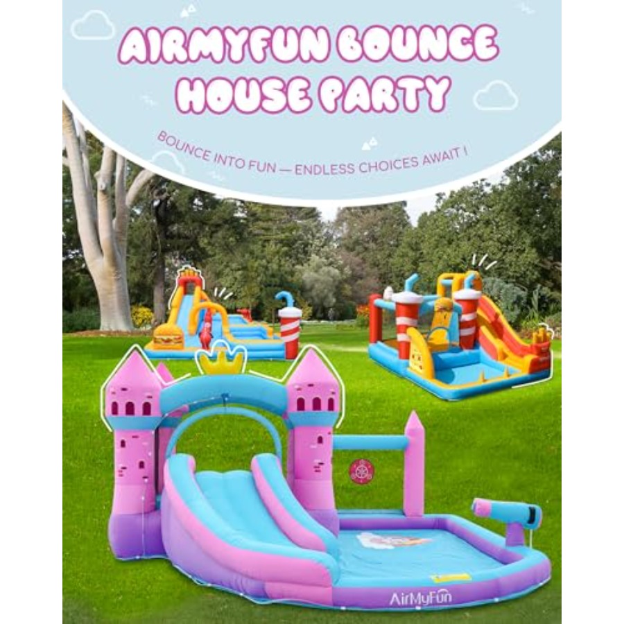 Надувная водная горка-батут дл – обзор и цена Kids Outdoor Pool